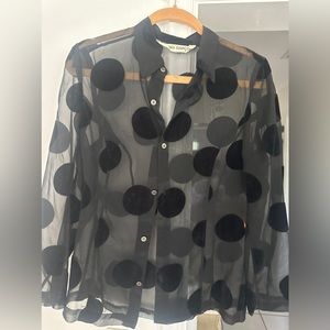 Commes deGarson see-through beautiful blouse